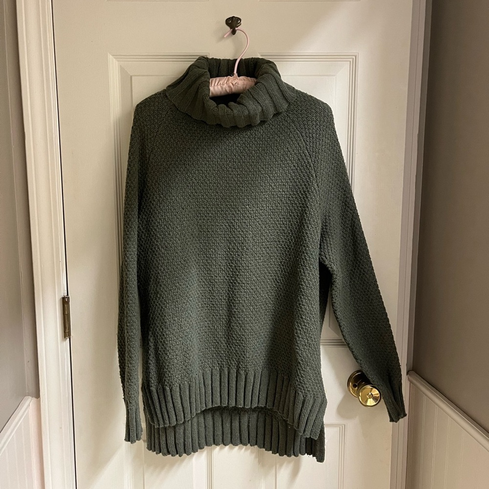 Patagonia Women’s Off Country Turtleneck sweater - Dark green/Olive, size M